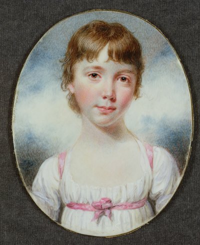 Miniatur eines jungen Mädchens von William Marshall Craig